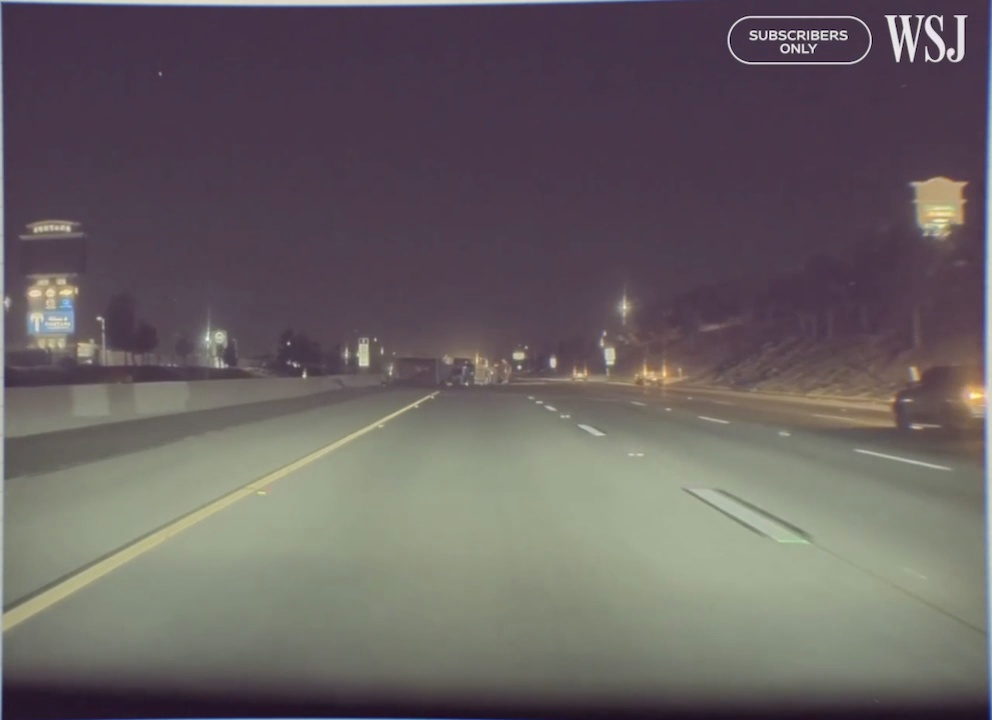 Detection, obstacle visible on highway